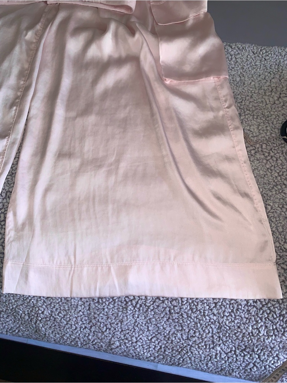 Free People Kiss & Tell Wide Leg Cargo Pants Light Pink Small - Picture 7 of 8